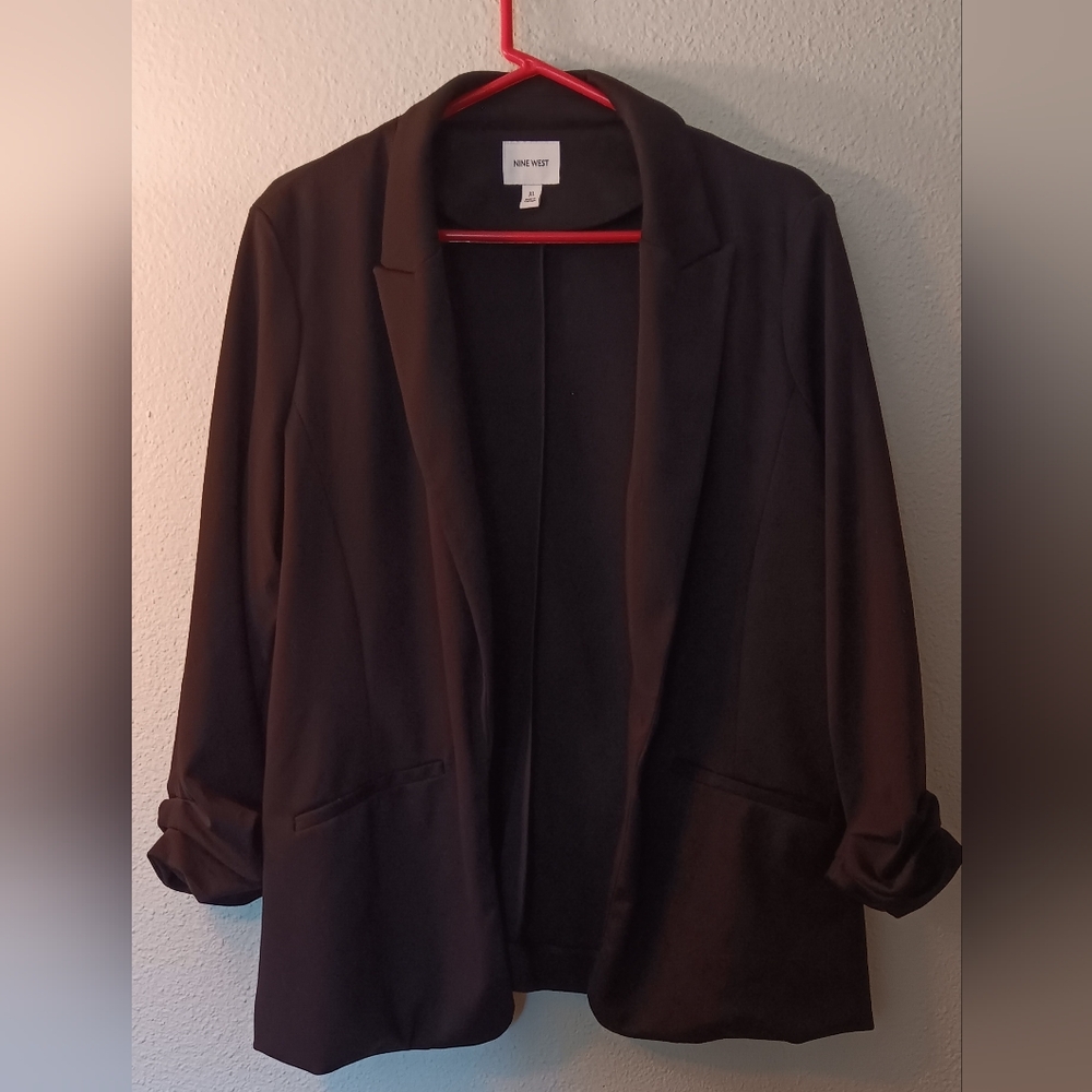 Women's Nine West Elegant Black Blazer ( Size XL )